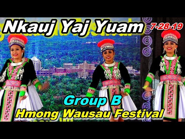 3rd Place Winner – Nkauj Yaj Yuam – Dance Group B @Hmong Wausau Festival, WI (7-28-19)