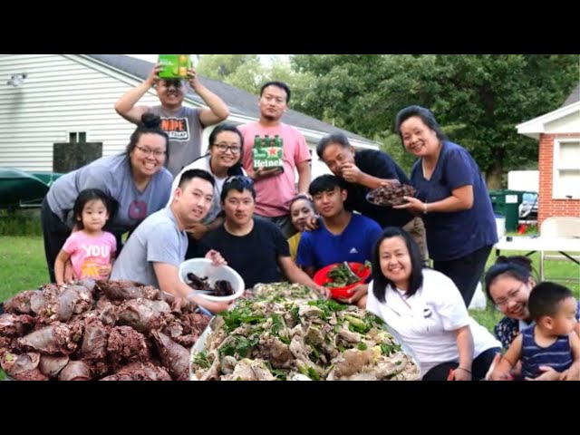 Hmong American Cooking Yummy Food/hmoob meskas Tua Npua ua nqaij noj qab tiag2