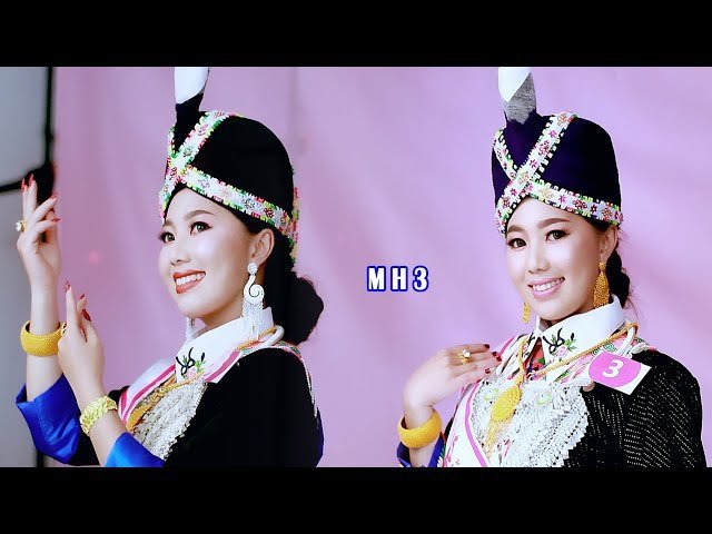 MH3 Miss beauty Hmong Laos New Year 2020 take the picture in studio