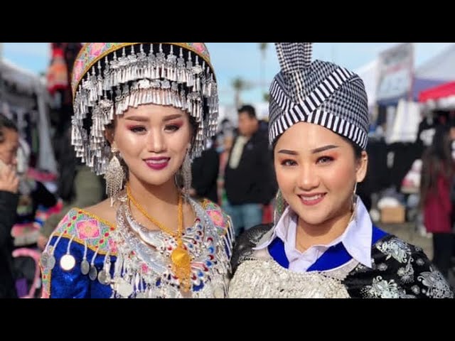 Hluas Nkauj Hmoob Pov Pob – Fresno Hmong New Year 2020