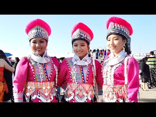 Beautiful Girls at Fresno Hmong New Year 2020