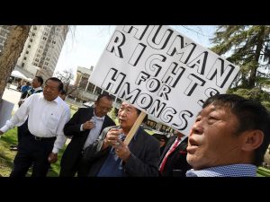 Hmong community members protest announced Trump administration deportation policies