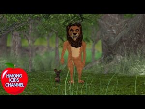 Hmong Kids Channel | The Lion And The Mouse Story