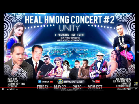 3 HMONG TV LIVE | HEAL HMONG CONCERT #2 | 05/22/2020 | THANK YOU FOR JOINING US.