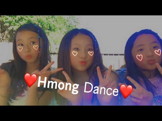 Hmong dance with my cousins!!•#4
