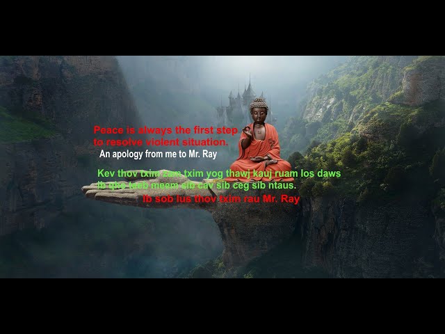 Ray Vang my apology to you from Hmong Life In America
