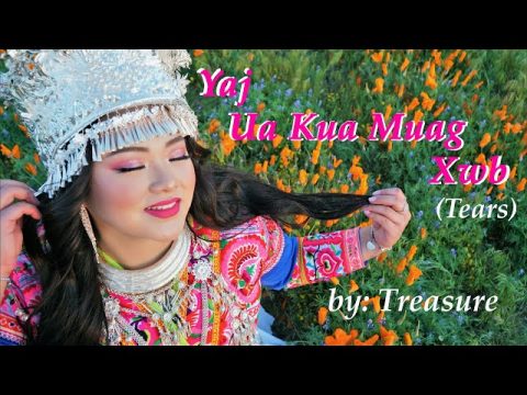 "Yaj Ua Kua Muag Xwb" (Tears) Original Hmong Song by TREASURE - Official Lyric Video