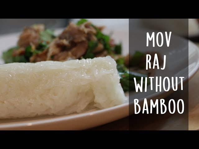 Hmong Food | Sweet Coconut Rice Hmoob Mov Raj by Kuv Tsev