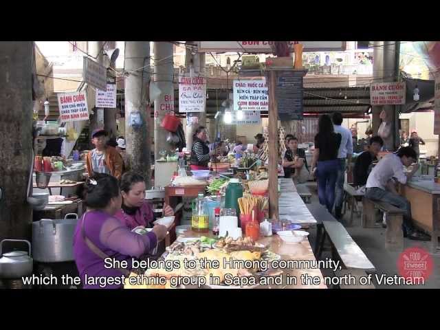 Food Sweet Food in Vietnam : lunch in a Hmong minority (Sapa, north Vietnam)