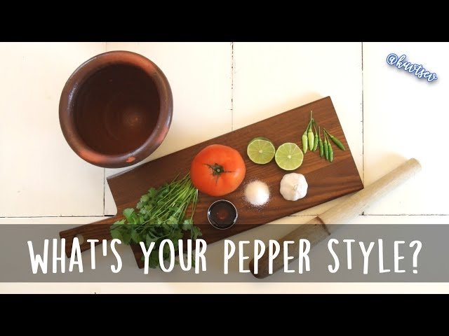 Hmong Food How to Make Pepper by Kuv Tsev