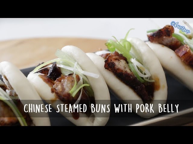 Hmong Food | Chinese Steamed Bun with Pork Belly by Kuv Tsev