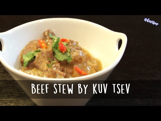 Hmong Food | How to Make Hmong Beef Stew by Kuv Tsev