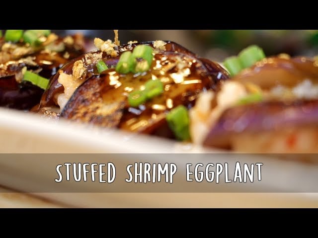 Hmong Food | Stuffed Shrimp Eggplant Dim Sum by Kuv Tsev