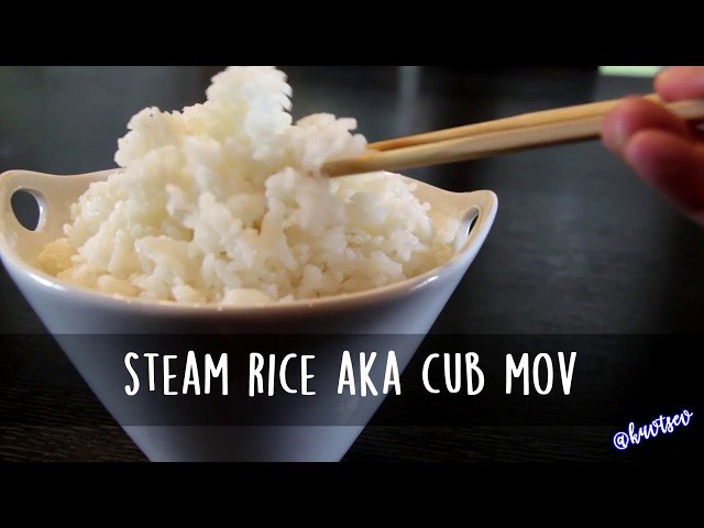 Hmong Food | How to Steam Rice or Cub Mov by Kuv Tsev