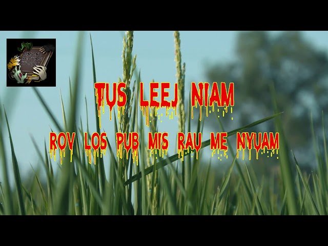 Leej Niam Rov Los Pub Me Nyuam Mis (Hmong Scary Story)