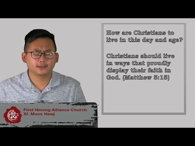 First Hmong Alliance Church – Hickory Live Stream August 19, 2020