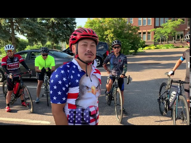 8/1/20 Hmong Cycling&Black Eagle 60Miles cycling around twin cities…..