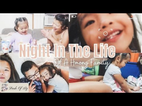 Night In The Life Of A Young Hmong Family | Leona Vlogs | Our Weekday Nights | Dash Of Liz