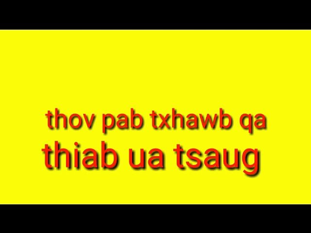 Koob tsheej channel/paj ntaub tawm tshiab zoo nkauj heev nawb 28/10/2020
