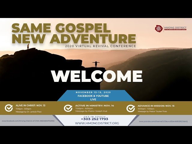 Hmong District 2020 Virtual Revival Conference