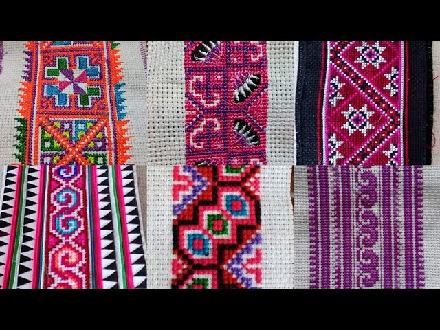paj ntaub tawm tshiab zoo nkauj heev cross stitch so beautiful 11.24.2020