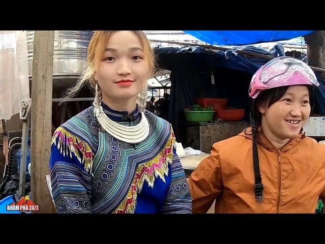 Phát Hiện Em Hmong Bán Rau Xinh Đẹp Nhất Phiên Chợ Vùng Cao (KP247)