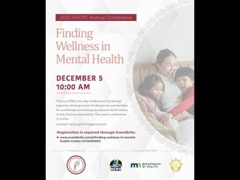 LIVE EVENT | FINDING WELLNESS IN MENTAL HEALTH | BY HMONG HEALTH CARE PROFESSIONALS COALITION.