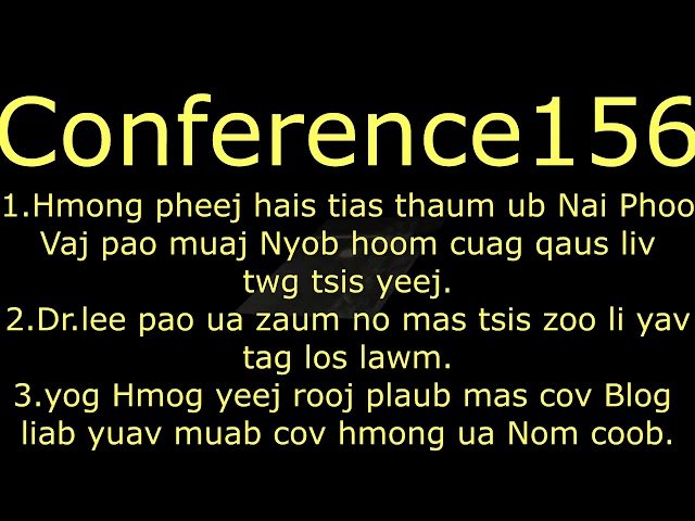 Hmong xav tias thauv Nai Phoo muaj Nyov Hoom twb tsis yeej,12/6/20