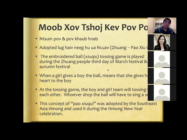 Tossing Ball During Hmong New Year – Kev Pov Pob: Hmong New Year Rituals & Celebration