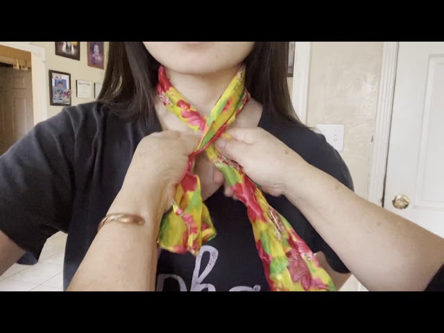 How to tie a Hmong tie (super simple way from my mom)