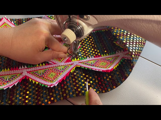 How to Sew Hmong Paj Ntaub Mos Sev
