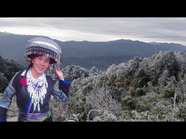 nkauj hmoob leeg mus saib Snow nyob La Pán Tẩn – hmong mu cang chai