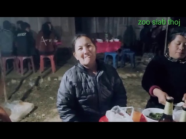 Hai kwv txhiaj tsis sib tau haus tau zoo heev mus ua tshoob lom zem heev li