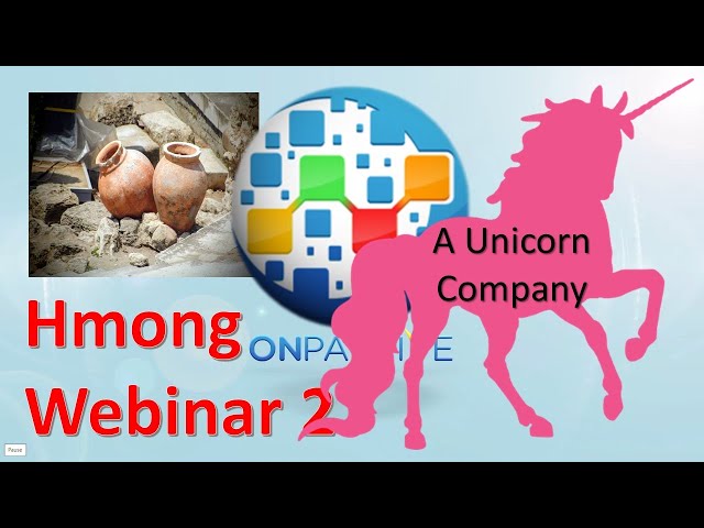 Hmong Webinar 1 A Unicorn Company