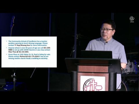 02-28-2021 || Hmong Service "Effectiveness of Evangelism" || Dr. Txawj Riam Xyooj