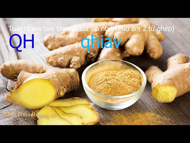 Dạy tiếng Mông quốc tế/Bài 2: Làm quen và tập đọc các phụ âm đôi (Qhia ntawv Hmoob thoob ntuj zaj 2)
