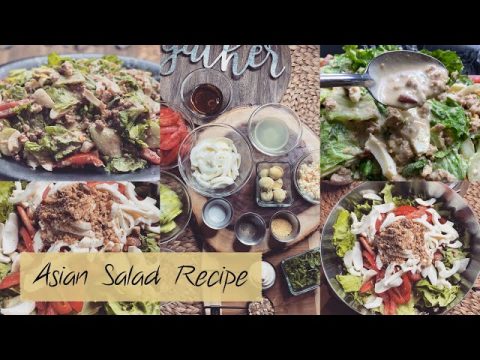 Asian Salad Recipe | Lao Yum Salad | Hmong Mien Salad | Lao Food | Easy Salad Recipe | Delicious