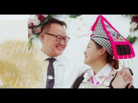 John & Tee's Traditional Hmong wedding - Cog lus