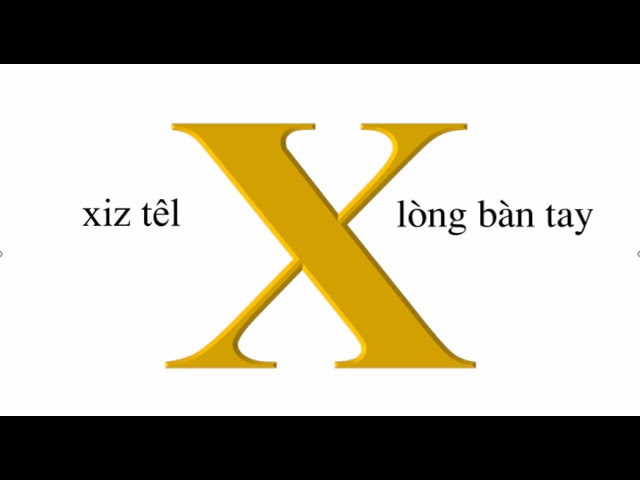 Phụ âm X(x) trong tiếng Mông