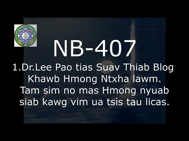 Blog Thiab Sua Khawb Hmong Ntxha Lawm.8/27/21