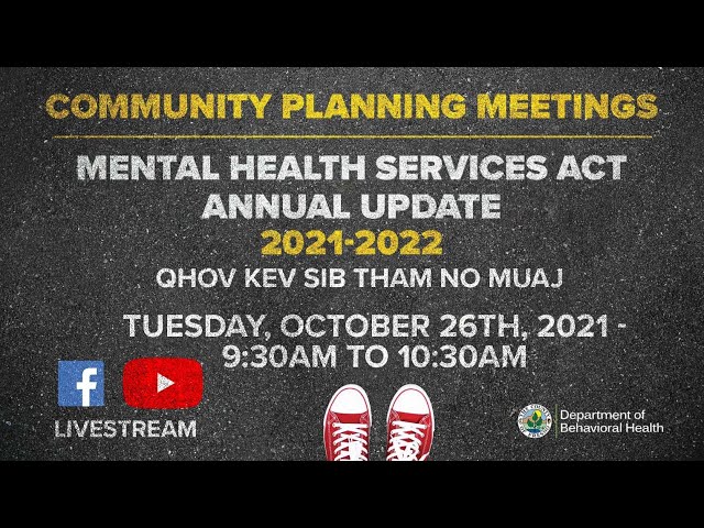 MHSA Annual Update – Community Planning Meeting Hmong