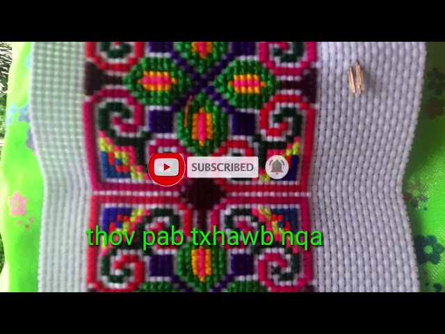 paj ntaub rov tawm tshiab os cov viv ncaus aw # pajhuab x lis