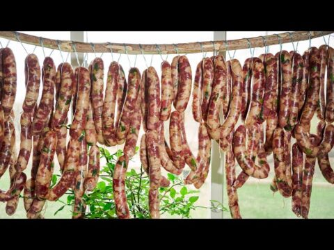 How to make delicious pork sausage at home? | Hmong & Lao pork sausage recipe | ໃສ້ອົ່ວ | ໃສ້ກອກ