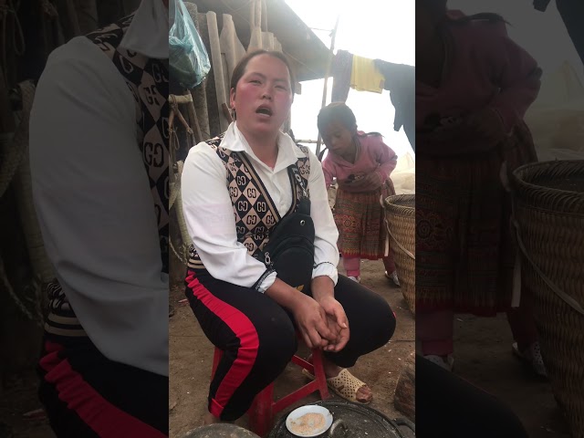 Người Mông ở Tà Xùa – Sơn La dạy nói tiếng bản về cách tính tiền