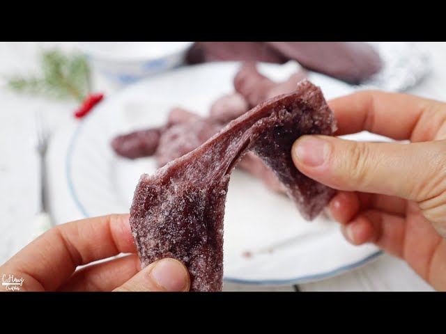 FRIED PURPLE STICKY RICE CAKES: Ncuav Mov Nplaum Ntshaav Kib