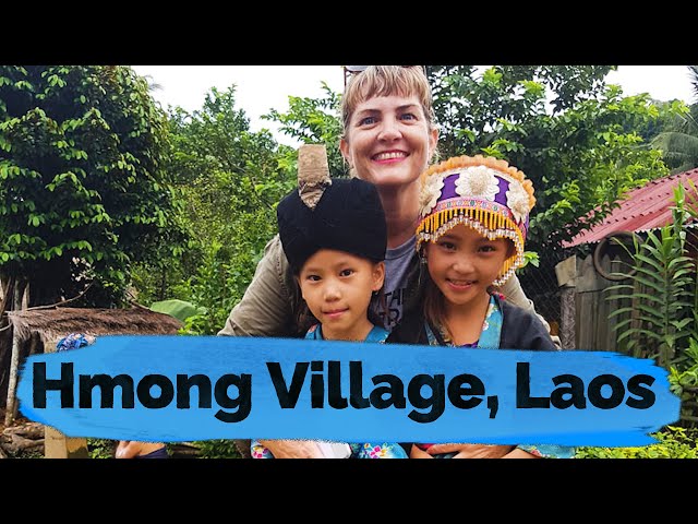 Hmong Village, Laos, people & Children in Hmong
