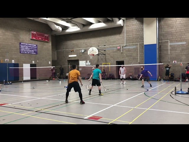 Hmong Minnesota Badminton 2/04/2022 (Yeng/Chai Vs Kevin/Zhen)