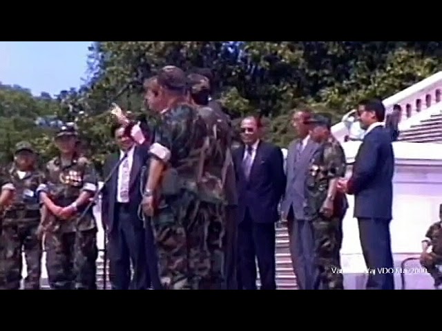 7 = Gen Vang Pao and Hmong veterans go to Washington D C