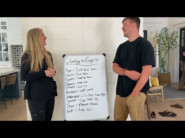 Some words about clothes in hmong