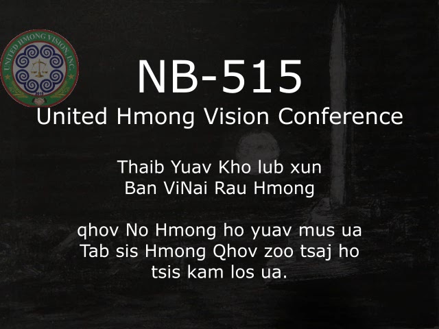 Thaib Thiab Hmong Yuav Kho Ban vi Nai Dua.